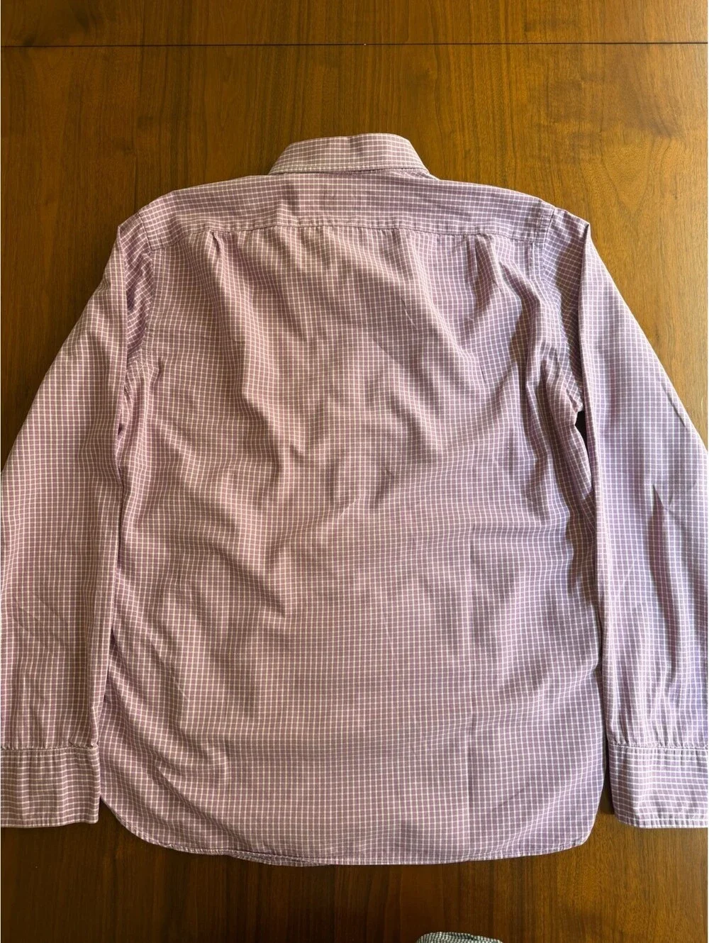 J.Crew Men's Slim Fit Button-Down Shirt Purple & White Check - Size M